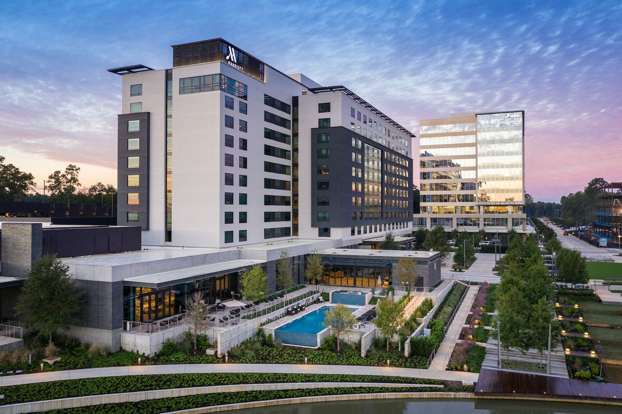 Houston Cityplace Marriott At Springwoods Village מראה חיצוני תמונה